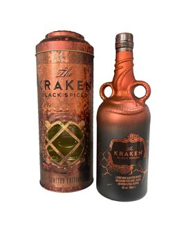 The Kraken Black Spiced Rum Unknown Deep with Canister 70cl - 40%