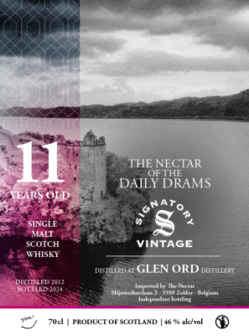 Glen Ord 2012 - 11y - The Nectar of the Daily Drams - 46% - 70cl - presale t.e.m. 31/05