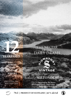 Miltonduff 2011 - 12y - The Nectar of the Daily Drams - 46% - 70cl - presale t.e.m. 31/05