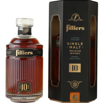 Filliers Single Malt Belgian Whisky 10y - Sherry cask - 43% - 70cl