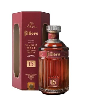 Filliers Single Malt Belgian Whisky 15y - Sherry cask - 43% - 70cl