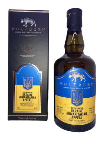 Wolfburn Ukraine Humanitarian Appeal 2022 46% 70cl - front